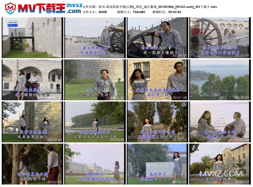 佚名-我真的很不错(人物)_国语_流行歌曲_MC301664
